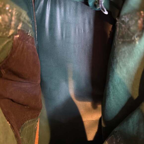 Vintage Disney Mickey Unlimited Green Canvas Tote Bag – Mickey Mouse Embroidery - Picture 3 of 4